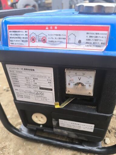 ADD FIELD GT800 インバーター発電機 800W 100V 1発始動 動作確認済み ポータブル発電機1発始動 発電OK