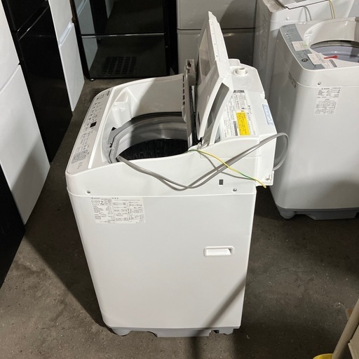 ロ2603-0036 SHARP タテ型洗濯乾燥機ES-TX6H 2024年製　動作確認済み　中古美品