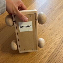 【値段交渉可】オルゴール付き、木のクルマのおもちゃの画像