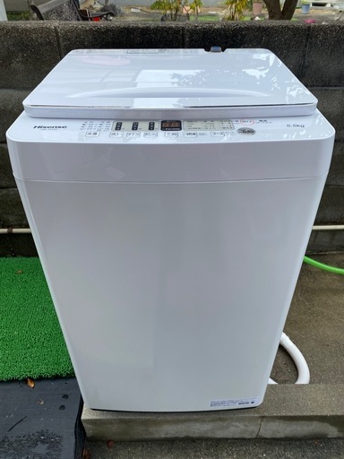 【決まりました】☆Hisense 洗濯機 5.5kg HW-E5504 2021年製