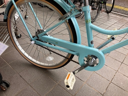 ?極美品?DAINICHI ダイニチ?22インチ子供用自転車?OLIVE des OLIVE/オリーブドオリーブ?LEDオートライト?