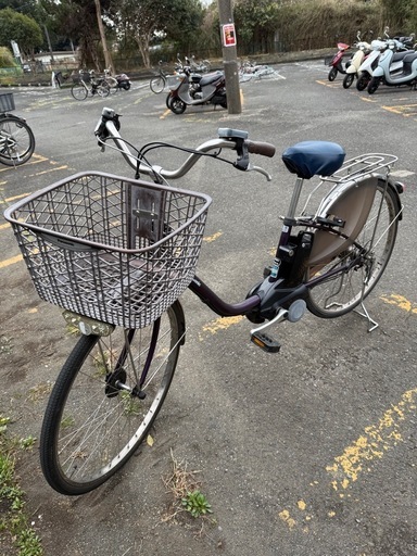 【3/8まで！手渡し限定】Panasonic 電動自転車　リチウムイオンバッテリー12Ah 充電器付き