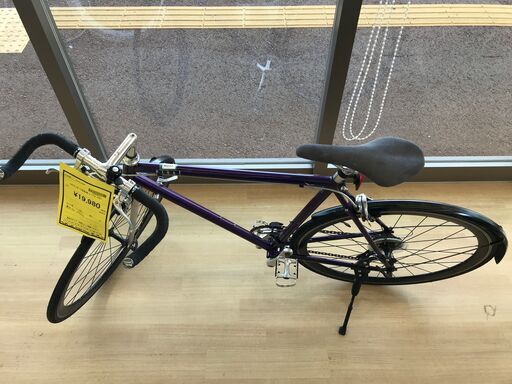 A-1565【リユースのサカイ野々市店】自転車　パープル 700c　※クリーニング済み