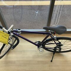 A-1565【リユースのサカイ野々市店】自転車　パープル 700c　※クリーニング済みの画像