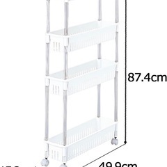 キッチンラック　ワゴンの画像