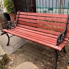 ガーデンベンチの画像