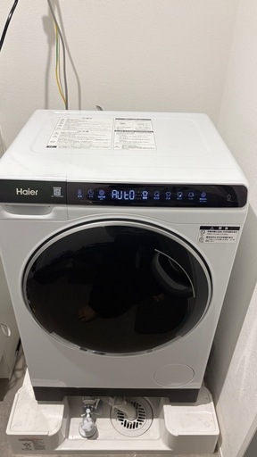 【状態良好】Haier ドラム式洗濯機 