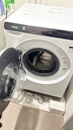 【状態良好】Haier ドラム式洗濯機 