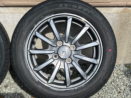 ホンダN-WGN純正ホイール・ほぼ新品夏タイヤ