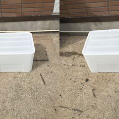 JM20813K ニトリ収納ケース＜幅：約40㎝ 高さ：約30m 奥行：約55㎝＞中古品【取りに来られる方限定】　 の画像