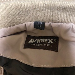 AVIREX アヴィレックス　ボア　ジャケット　ベージュ？　クリーム?の画像