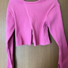 ショート丈サラッとしたトップスの画像