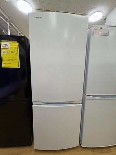 【ドリーム川西店限定】☆ジモティー見たよ割引☆ 東芝 2ドア冷蔵庫 GR-U15BS 153L 2023年 動作確認済み 【99560000054918】