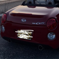 ダイハツコペン LA400K フジツボマフラーの画像