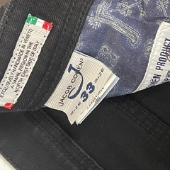 JACOB COHEN ヤコブコーエン　ジーンズ　W30 ブラック　ストレッチ  JACOB COHEN ヤコブコーエン　 ジーンズ　デニム　 ブラック　の画像