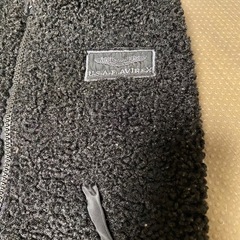 AVIREX  アヴィレックス　ボア　　ブラック　黒の画像