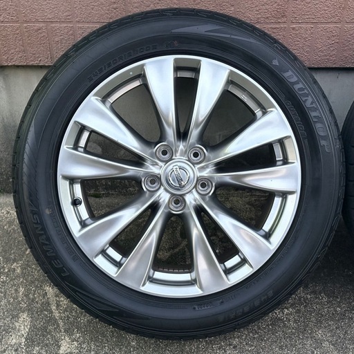 日産純正 18インチ ホイール＋DUNLOPタイヤセット 245/50R18!