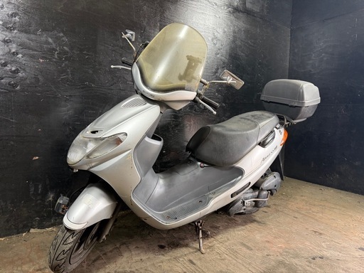 ★支払総額4.2万円★定休日なし！いつでも現車確認可能です！ スズキ アドレス110 シルバー CF11A 車格大きい小型！ リアボックス付き！ フロントディスクブレーキ！ バッテリー新品！