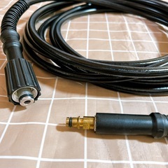 新品⭐️ 高圧洗浄機ホース　車洗浄給湯器ホース　高圧洗車パイプ  6mの画像