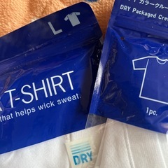ドライ カラークルーネックT(半袖L、M)の画像