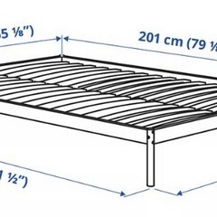 ベッドフレーム ダブルの画像