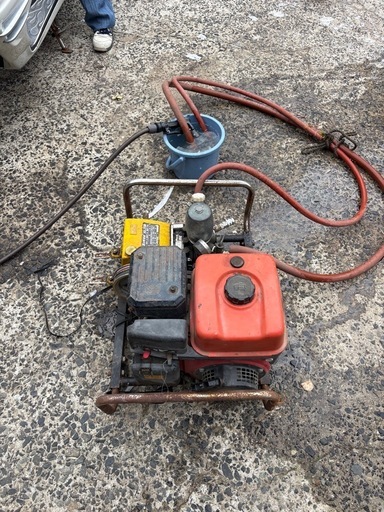 洗車等 ロビン 動力噴霧機 4サイクルエンジン 動作ok