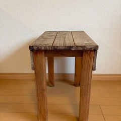 【お譲り先確定(リュー様専用)】【無料でお譲りいたします！】ビンテージ風　スツールの画像