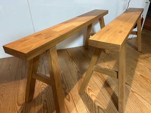 無印良品　木製ベンチ大美品
