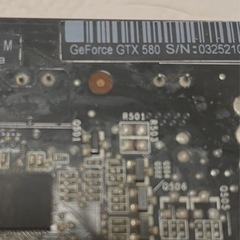 グラフィックボード GTX580中古の画像