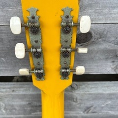 KASUGA アコースティックギター イエロー レトロ 現状品 春日楽器の画像