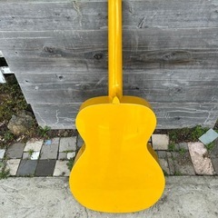 KASUGA アコースティックギター イエロー レトロ 現状品 春日楽器の画像
