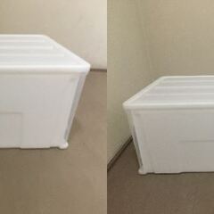 JM20815K ニトリ収納ケース＜幅：約39㎝ 高さ：約30m 奥行：約74㎝＞中古品【取りに来られる方限定】　 の画像