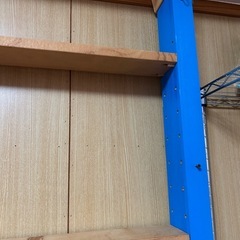 （取引中）突っ張り棚　木　壁　収納の画像