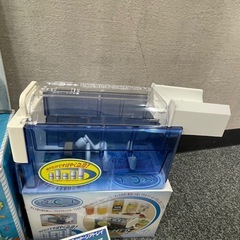 ★手渡しのみ 無料引取　アイスクリームメーカー 回してまわってクール缶 プロフィットリアトレイ マルチハンドル (k11344)の画像