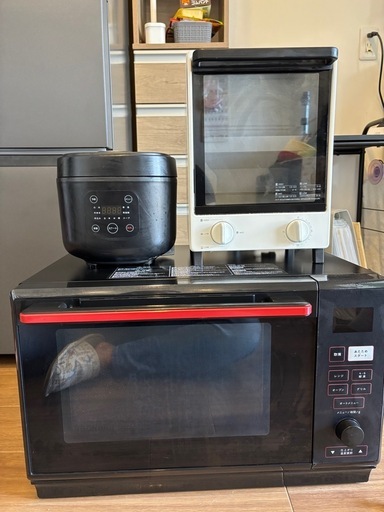 オーブンレンジ、トースター、炊飯器