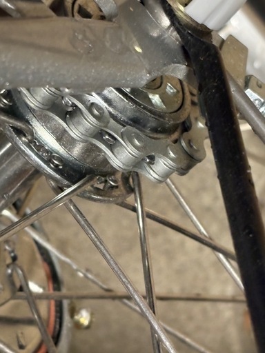 美品　折りたたみ自転車　
