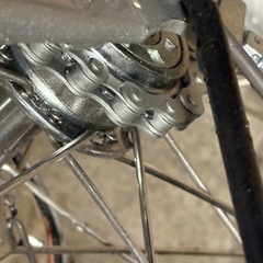 美品　折りたたみ自転車　の画像