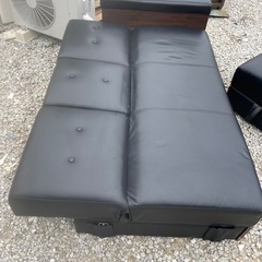 ソファー ベッド PUレザー生地 3人掛け おしゃれ 収納 機能可変ベッド折りたたみ両用 ソファベッド ソファーベッド 2人掛け の画像