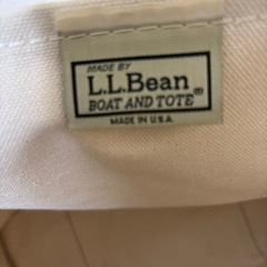 LLbean トートバッグ イニシャルNの画像