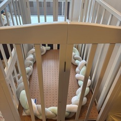 ベビーベッド　　折り畳み　の画像