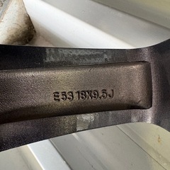 社外18インチ 前後サイズ違い　タイヤホイールセット PCD100、114.3 8.5J×2本 9.5J×2本　215/35R18 バリ溝 の画像