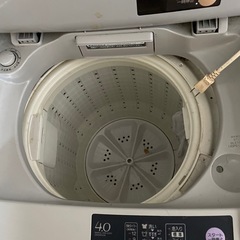 洗濯機　中古　0円の画像