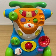 トイザラス★知育玩具付き　2way/ライドオンウォーカー☆手押し車・室内用バイクの画像