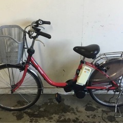 A-480△ v 岐阜発/パナソニック/電動アシスト自転車/24インチ/3段変速/バッテリー16Ah/充電器なし/走行確認/現状品/管23s/ R8.1/22 △の画像