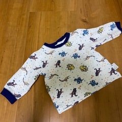 UNIQLO ユニクロ キルトパジャマ 恐竜柄 100の画像