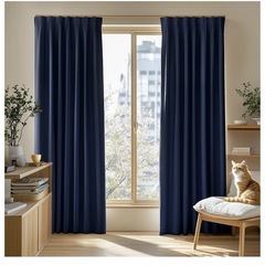 1級遮光 カーテン　レース付き　　の画像