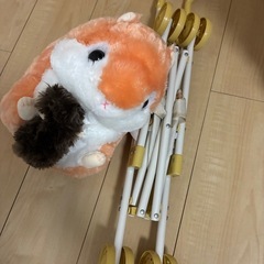 リス＆ベビーカー（ドールバギー）の画像