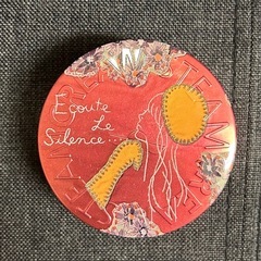 スチームクリーム　ピンク　女の子　黒　音符　楽譜　グラスキャッツ　猫　ハート　缶　３個の画像