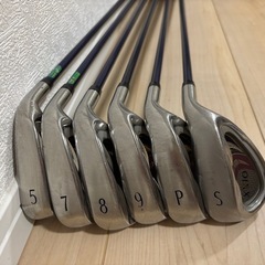 ★ゼクシオXXlOナイン9 レディース　アイアン6本　ダンロップ　ゴルフクラブの画像