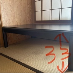 掘りごたつテーブルの画像